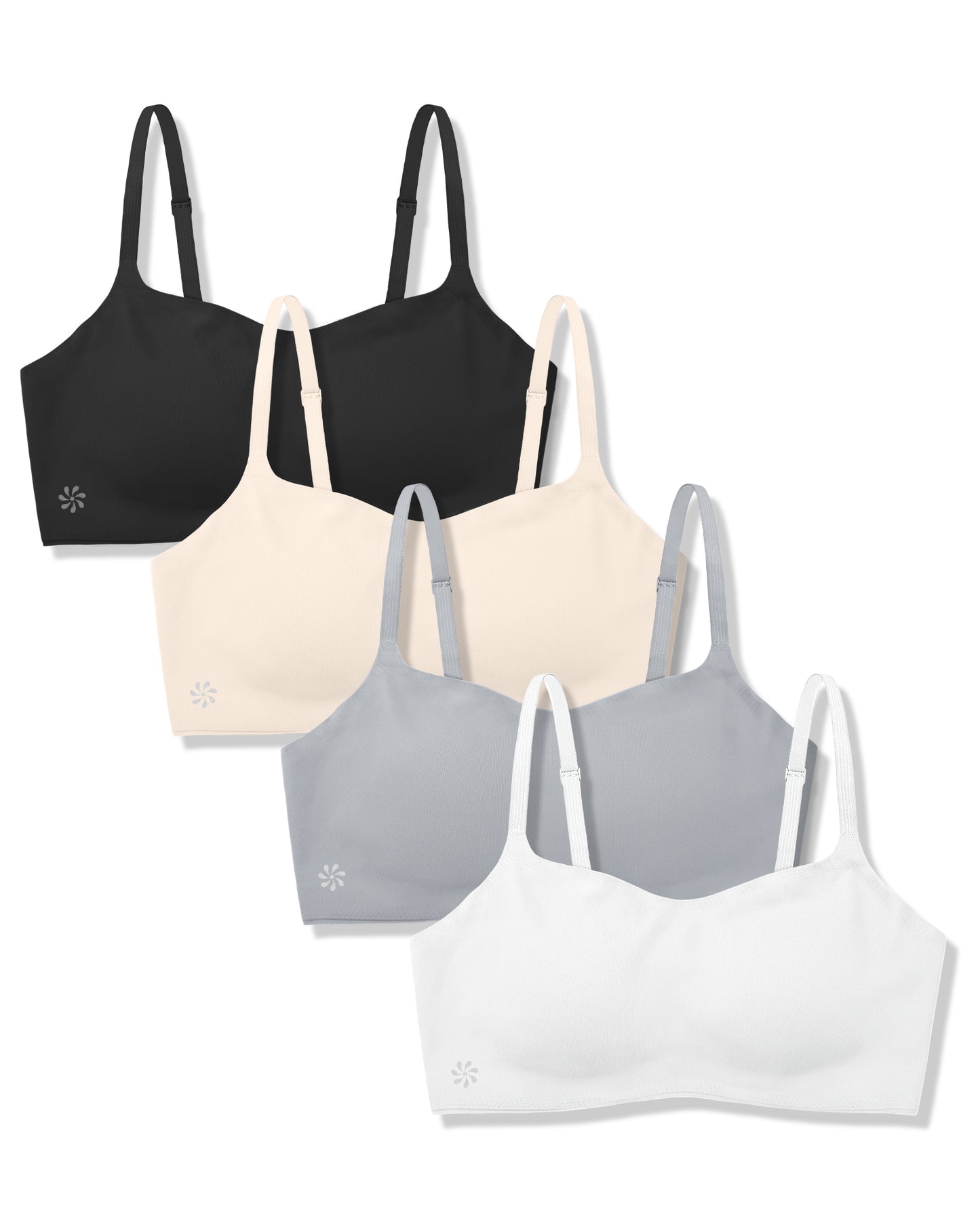 4 PACK Seamless Cloudcozy Cami Teen Bra