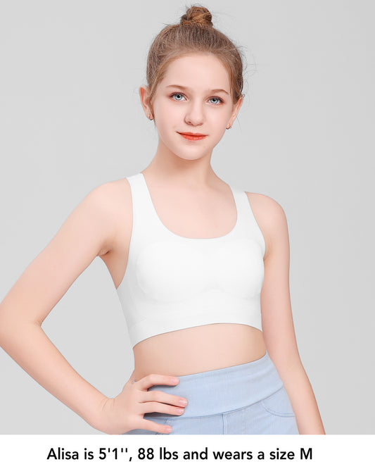 4/2 PACK Seamless Racerback Teen Bra