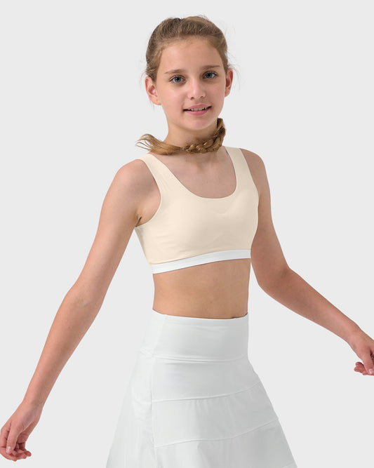 4/2 PACK Seamless Soft Teen Sports Bra