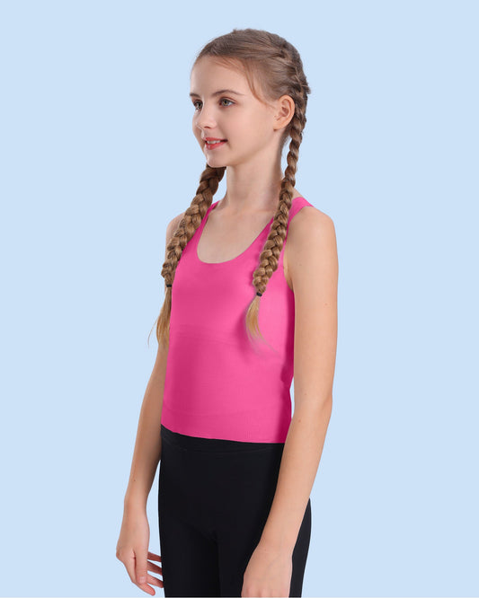 4/2 PACK Double Layer on Chest Seamless Starter Tank Sports Bra