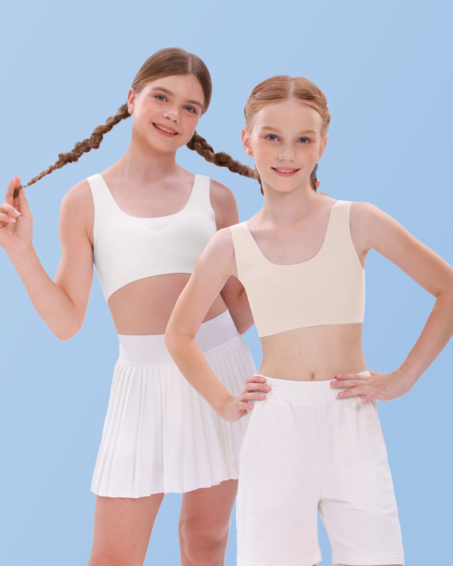 4/2 PACK Cotton Sport Tank Bralette