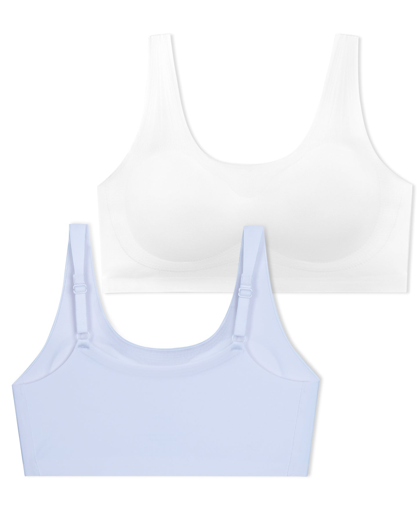 4 PACK Seamless Tween Sports Training Bra with Removable Pads